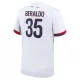 Paris Saint-Germain Lucas Beraldo 35 Pelipaita Miesten Vieras 2024-2025