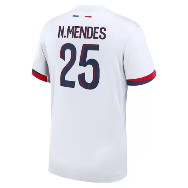 Paris Saint-Germain Nuno Mendes 25 Pelipaita Miesten Vieras 2024-2025