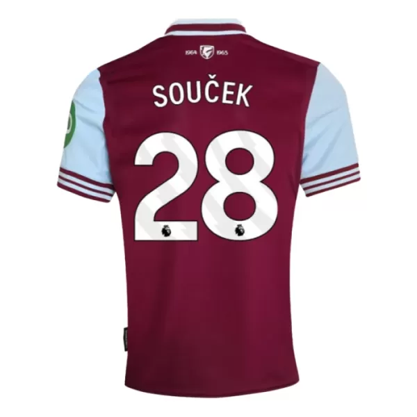 West Ham United Soucek 28 Pelipaita Miesten Koti 2024-2025