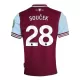 West Ham United Soucek 28 Pelipaita Miesten Koti 2024-2025