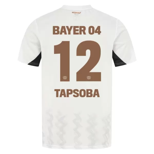 Bayer 04 Leverkusen Edmond Tapsoba 12 Pelipaita Miesten Vieras 2024-2025