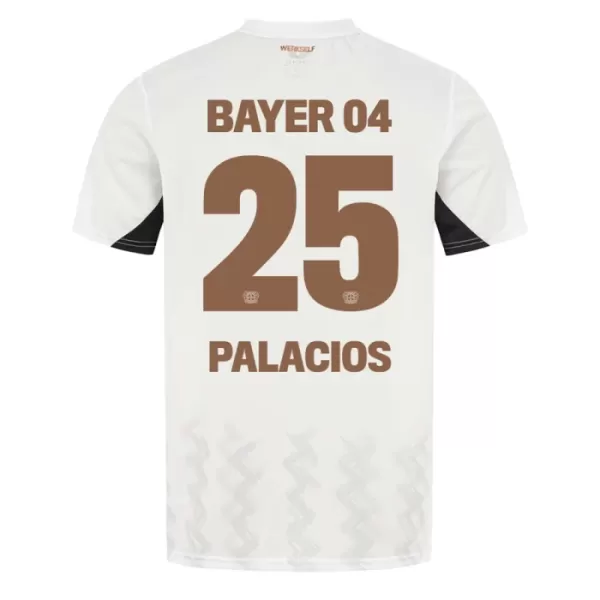 Bayer 04 Leverkusen Exequiel Palacios 25 Pelipaita Miesten Vieras 2024-2025