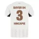 Bayer 04 Leverkusen Piero Hincapie 3 Pelipaita Miesten Vieras 2024-2025