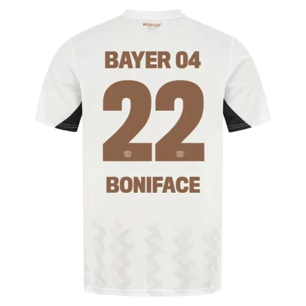 Bayer 04 Leverkusen Victor Boniface 22 Pelipaita Miesten Vieras 2024-2025