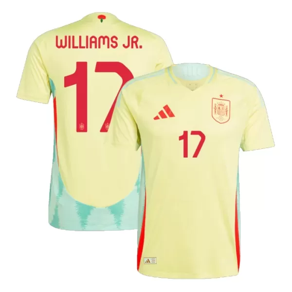 Espanja Williams JR 17 Pelipaita Miesten Vieras Euro 2024