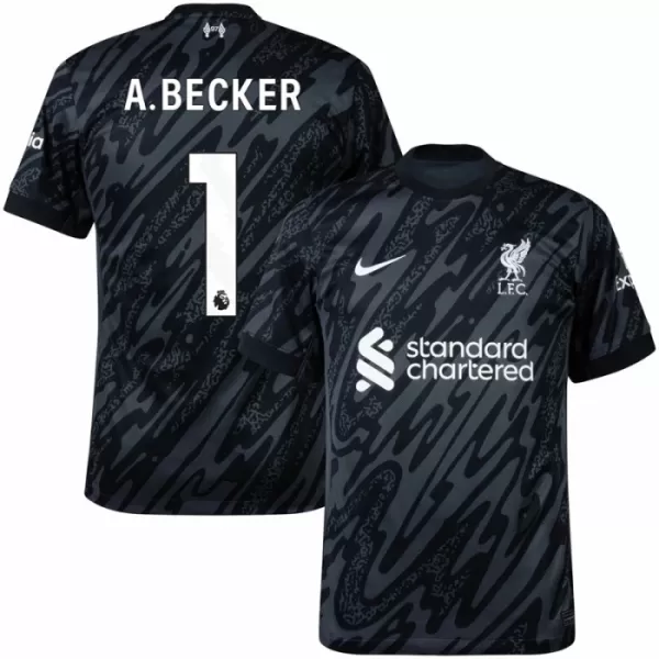 Liverpool A. Becker 1 Maalivahdin Pelipaita Miesten 2024-2025 Musta