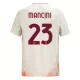 AS Roma Mancini 23 Pelipaita Miesten Vieras 2024-2025