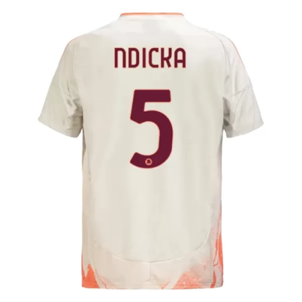 AS Roma Ndicka 5 Pelipaita Miesten Vieras 2024-2025