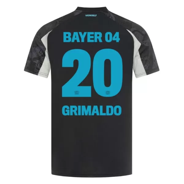 Bayer 04 Leverkusen Alejandro Grimaldo 20 Pelipaita Miesten Kolmas 2024-2025