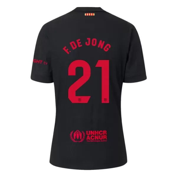 FC Barcelona Frenkie de Jong 21 Pelipaita Miesten Vieras 2024-2025