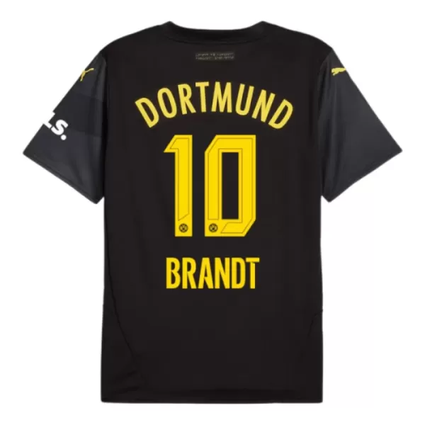 Borussia Dortmund Brandt 10 Pelipaita Miesten Vieras 2024-2025