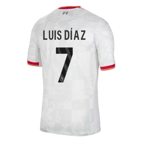 Liverpool Luis Diaz 7 Pelipaita Miesten Kolmas 2024-2025