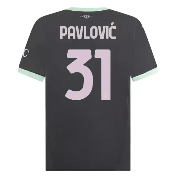 AC Milan Pavlovic 31 Pelipaita Miesten Kolmas 2024-2025