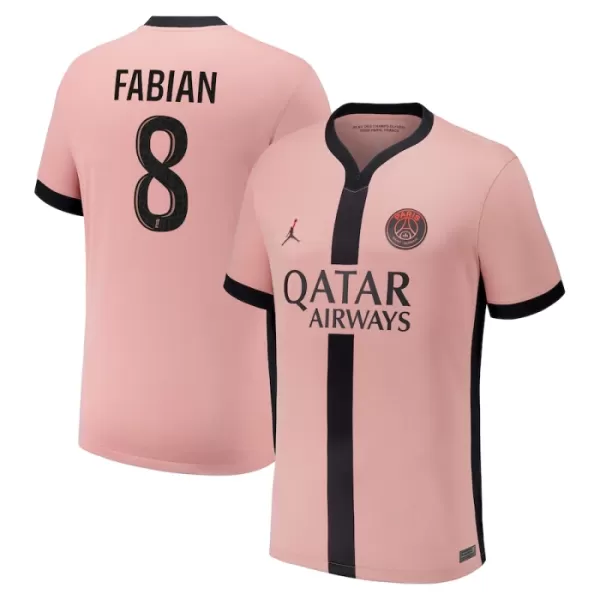 Paris Saint-Germain Fabian Ruiz 8 Pelipaita Miesten Kolmas 2024-2025