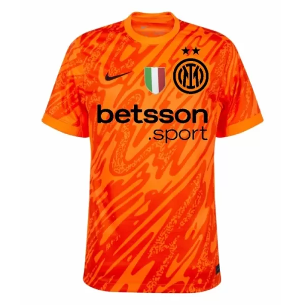 Inter Milan Maalivahdin Pelipaita Miesten 2024-2025 Oranssi