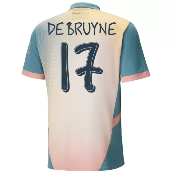 Manchester City De Bruyne 17 Pelipaita Miesten Neljäs 2024-2025