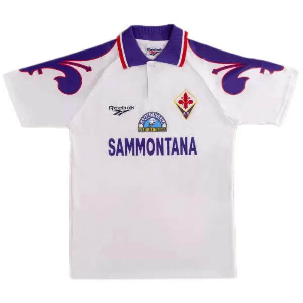 Fiorentina 1995-96 Pelipaita Retro Miesten Vieras