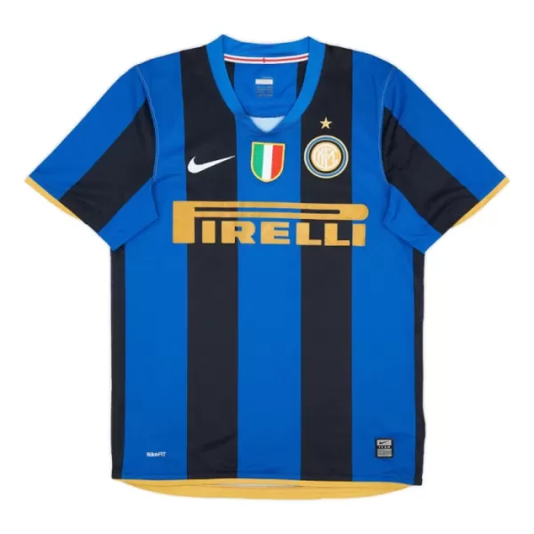 Inter Milan 2008-09 Pelipaita Retro Miesten Koti