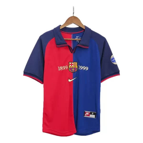 Barcelona 1999-00 Pelipaita Retro Miesten Koti