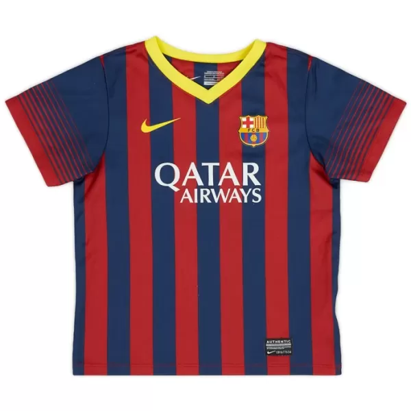 Barcelona 2013-14 Pelipaita Retro Miesten Koti