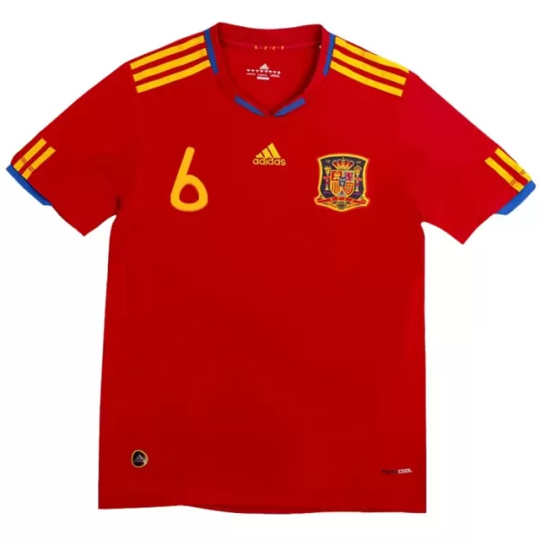 Espanja A. Iniesta 6 2010 Pelipaita Retro Miesten Koti