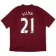 Manchester City Silva 21 2012-13 Pelipaita Miesten Vieras