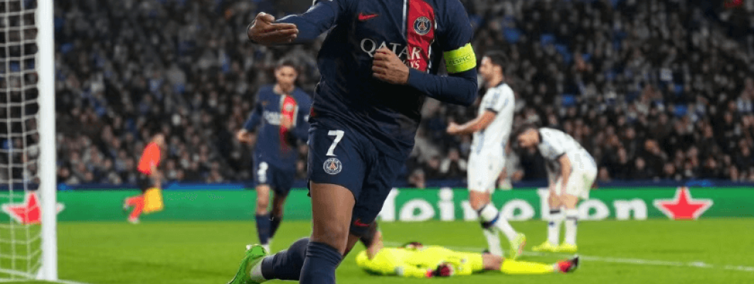 Mbappe tekee kahdesti maalin, kun Paris Saint-Germain etenee Mestarien liigan puolivälieriin